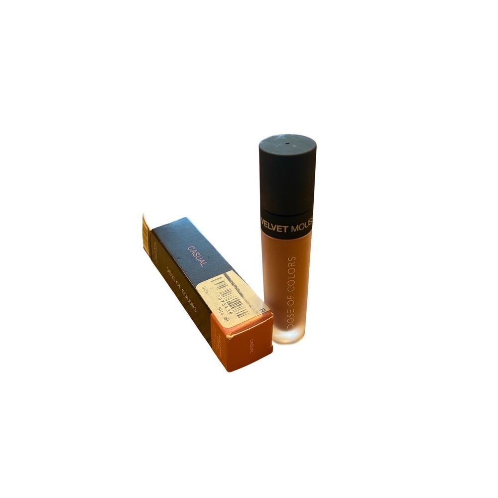 Dose of Colors Velvet Mousse Liquid Lip Color CASUAL Nude Pink NIB